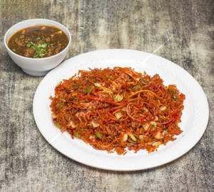 Jain Triple Schezwan Fried Rice