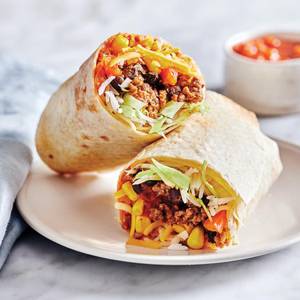 Crunchy Beef Burrito