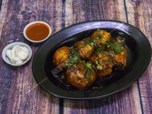 Veg Manchurian Momos