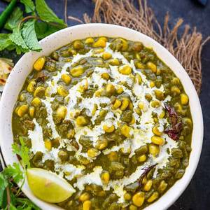 Lasooni Corn Palak