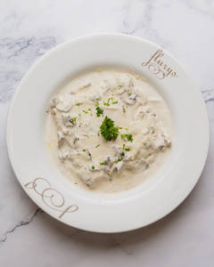 Creamy Chicken & Mushroom On Toast