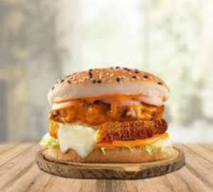 Chicken Cheese Peri Peri Burger