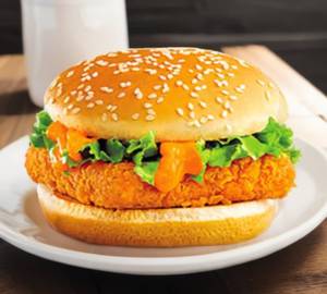 Veg paneer cheese burger