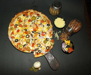 Veg Extravaganza Cheese Burst Pizza 10"