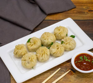 Steamed Momos (6 Pcs)