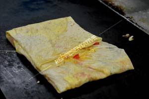 Egg Vechu  Parotta