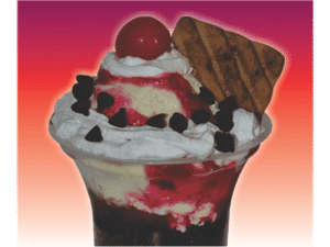 Lady In Red Sundae