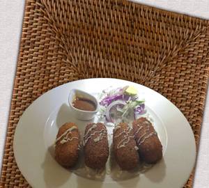 Paneer & Corn Croquettes