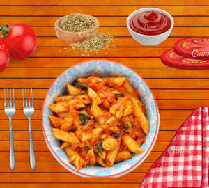 Non Veg Pink Sauce Pasta