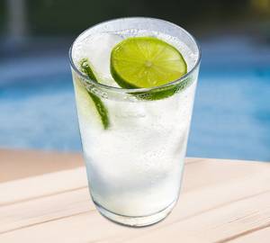 Lemon soda sweet salt