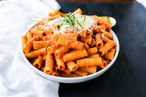 Penne Sausage and Tomato Basil Pasta