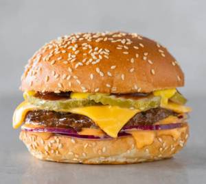 Veg cheese burger