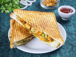 Grilled cheese paneer sandwich