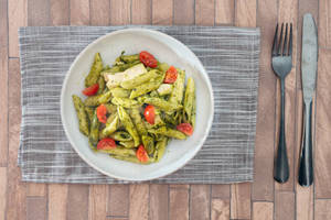 Penne Al Pesto Veg