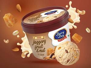 Jaggery Fruit & Nut Premium Ice Cream Tub 480ml