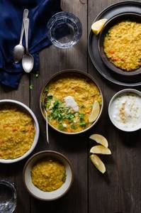 Khichdi With Curd
