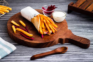 Peri-Peri Fries Shawarma