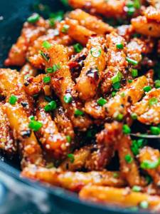 Old Tangra Style Crispy Chilly Babycorn