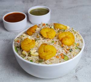 Prawns fried rice