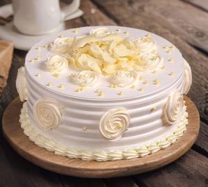 Round Vanilla Cake (Half kg)