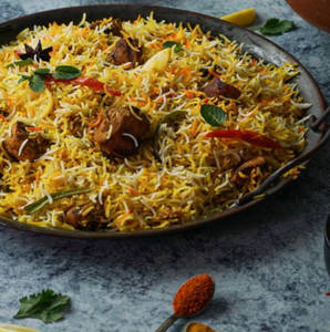 Mutton Boti Tawa Biryani