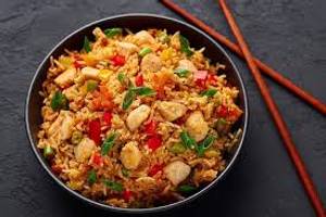 Schzewan chicken fried rice