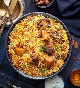 Mutton Dum Biryani (boneless)