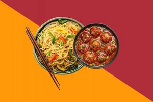 Noodles & Manchurian Box