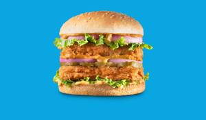 Big Crispy Chicken Double Patty Burger