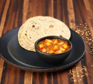 [4pcs] Phulka with paneer butter masala