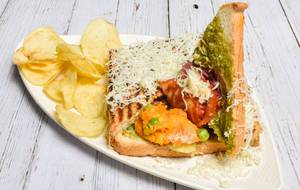 Aloo Mattar Sandwich