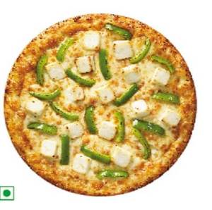 9 Inch Medium Double Cheese Paneer Pizza