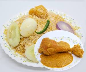 Egg Biryani + Chicken Chap ( Combo)