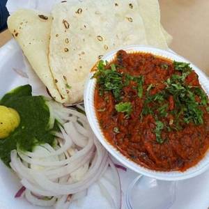 (chicken Dehati + 3 Roti + Salad + Achar) COMBO