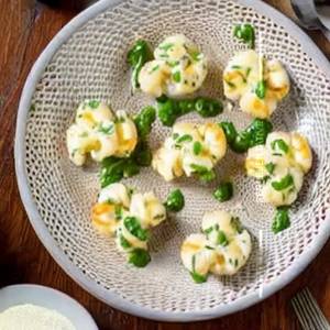 Creamy butter garlic prawns