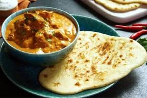 Kadai Chicken + 2 Butter Naan