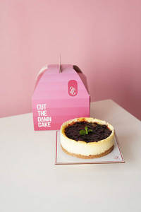 Blueberry Mini Baked Cheesecake