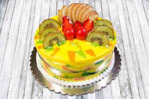 Fresh Fruit Exotic Cake