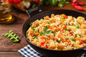 Egg Singapuri Fried Rice