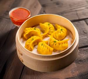 Corn Cheese Steamed Momos(6pcs)