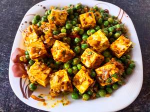 Matar paneer dry