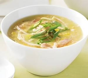 Sweet corn mushroom soup