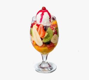 Fruit Salad with Ice Cream