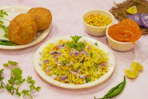 2 Poha + Jalebi + 2 Daal Kachori