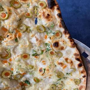 Olive Cheese Naan