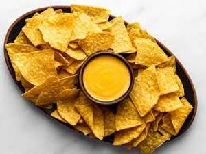 Creamy Cheese Nachos With 2 Dips Salsa Mexican & Cheesy Jalapeno Mayo