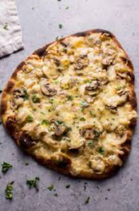 Truffle Oil Naan, Mushrooms Shitake 