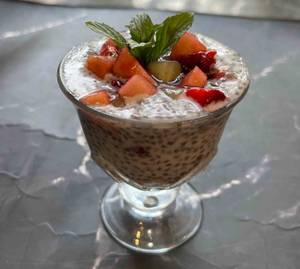 Mixed Fruits Oats Chia Pudding Smoothie
