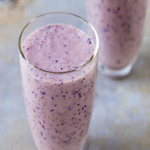 Blackcurrant milkshake