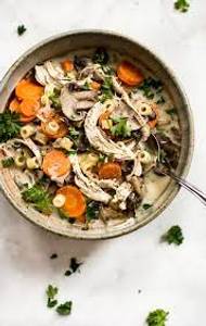 Chicken mushroom soup